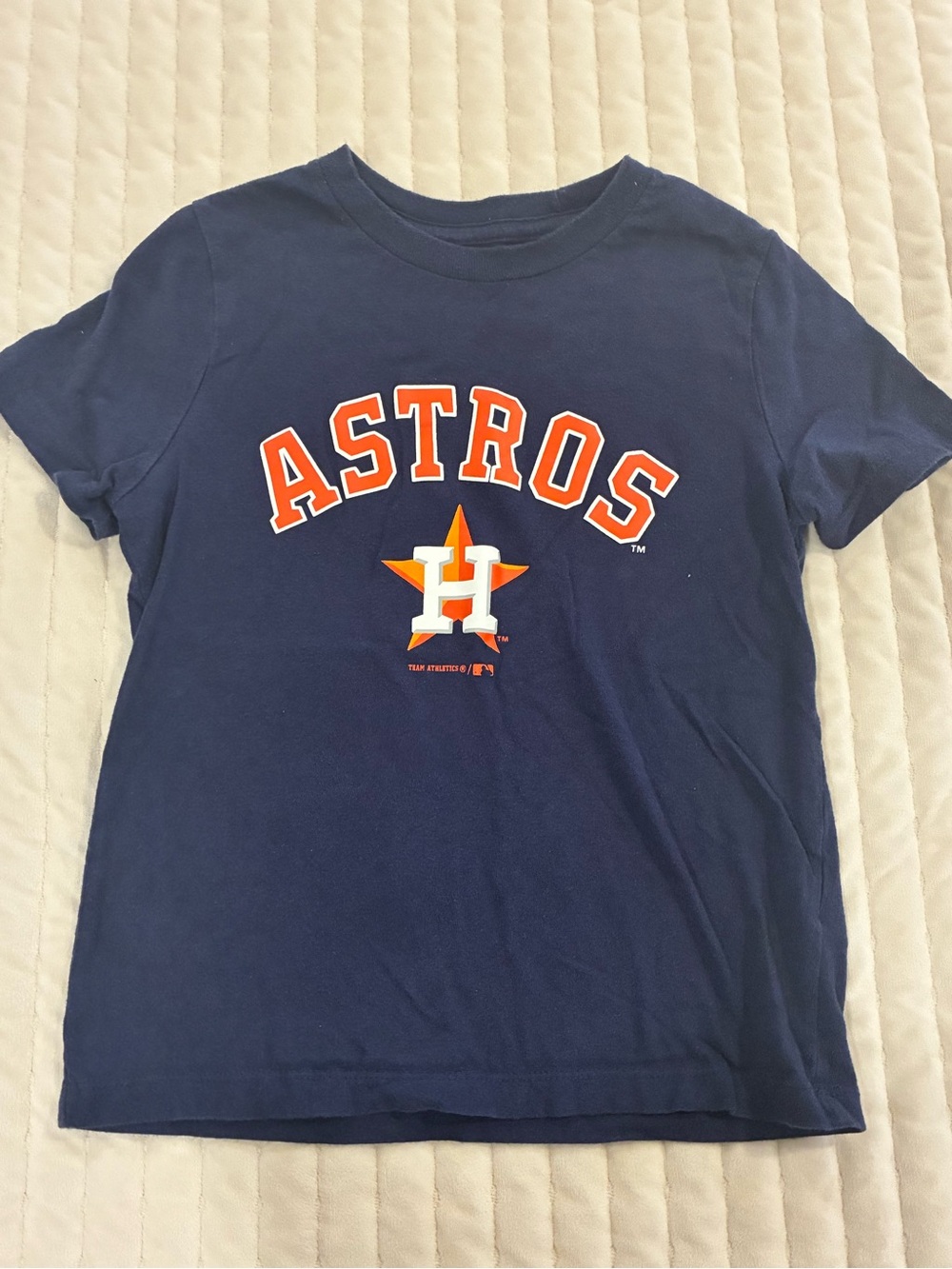 Houston Astros Navy Kids T-Shirt - MLB Team Tee Genuine Merchandise XS
